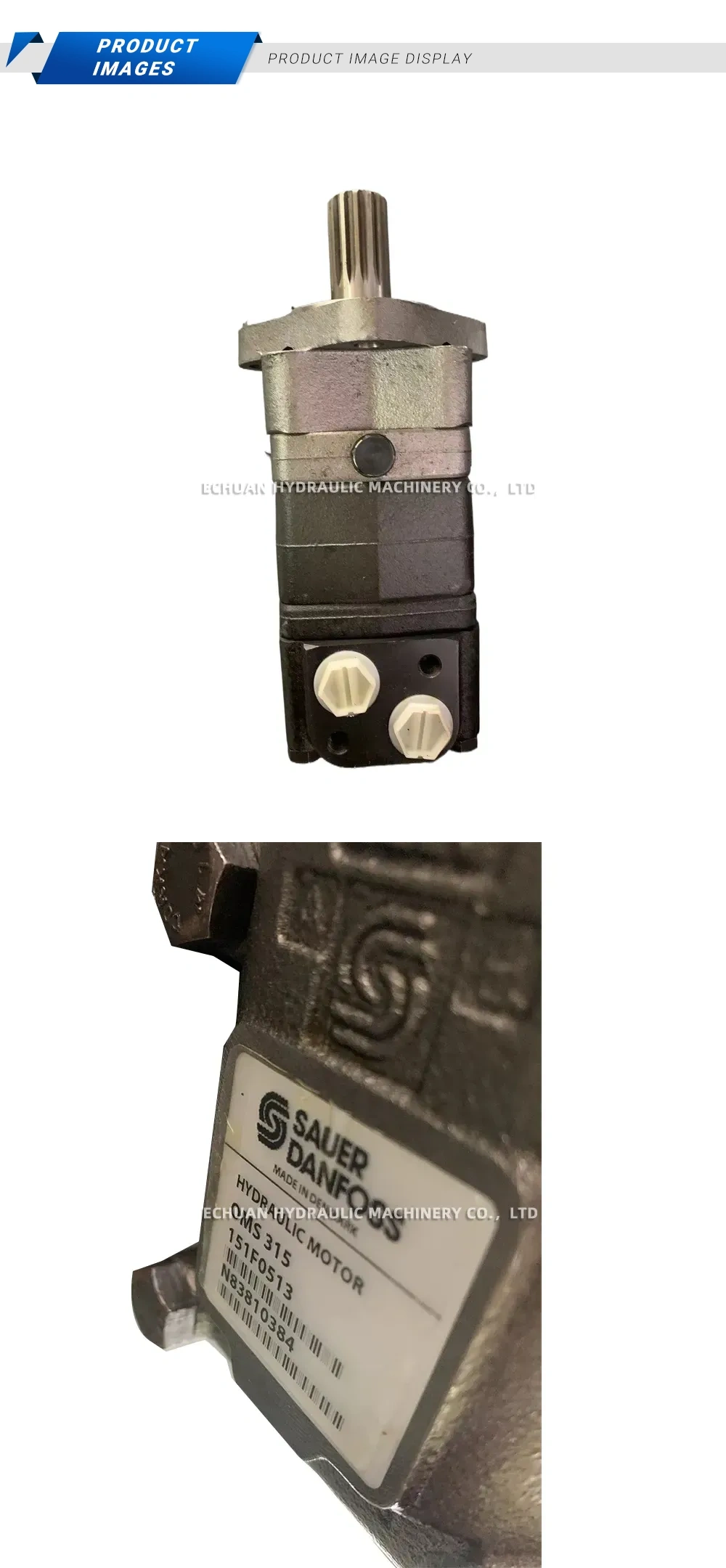 Sauer Danfoss OMS 315 Hydraulic Motor Description