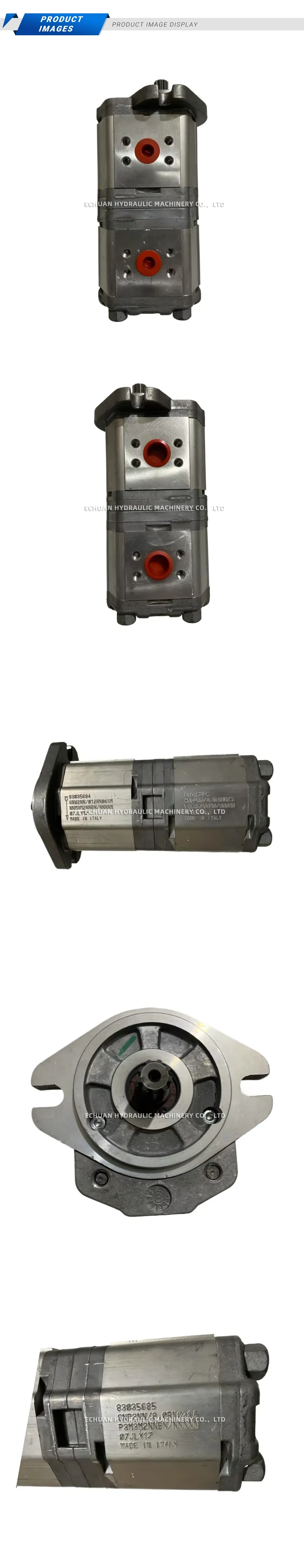 Sauer-Danfoss SNW2NN/012RN065A / SNP2NN/8.0RN06CA Tandem Hydraulic Gear Pump Description