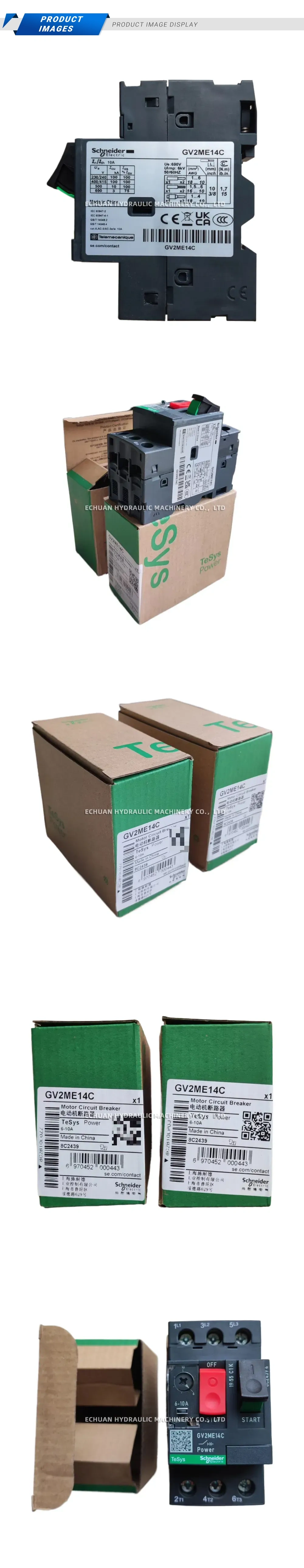 Schneider Electric GV2ME14C Motor Circuit Breaker Description