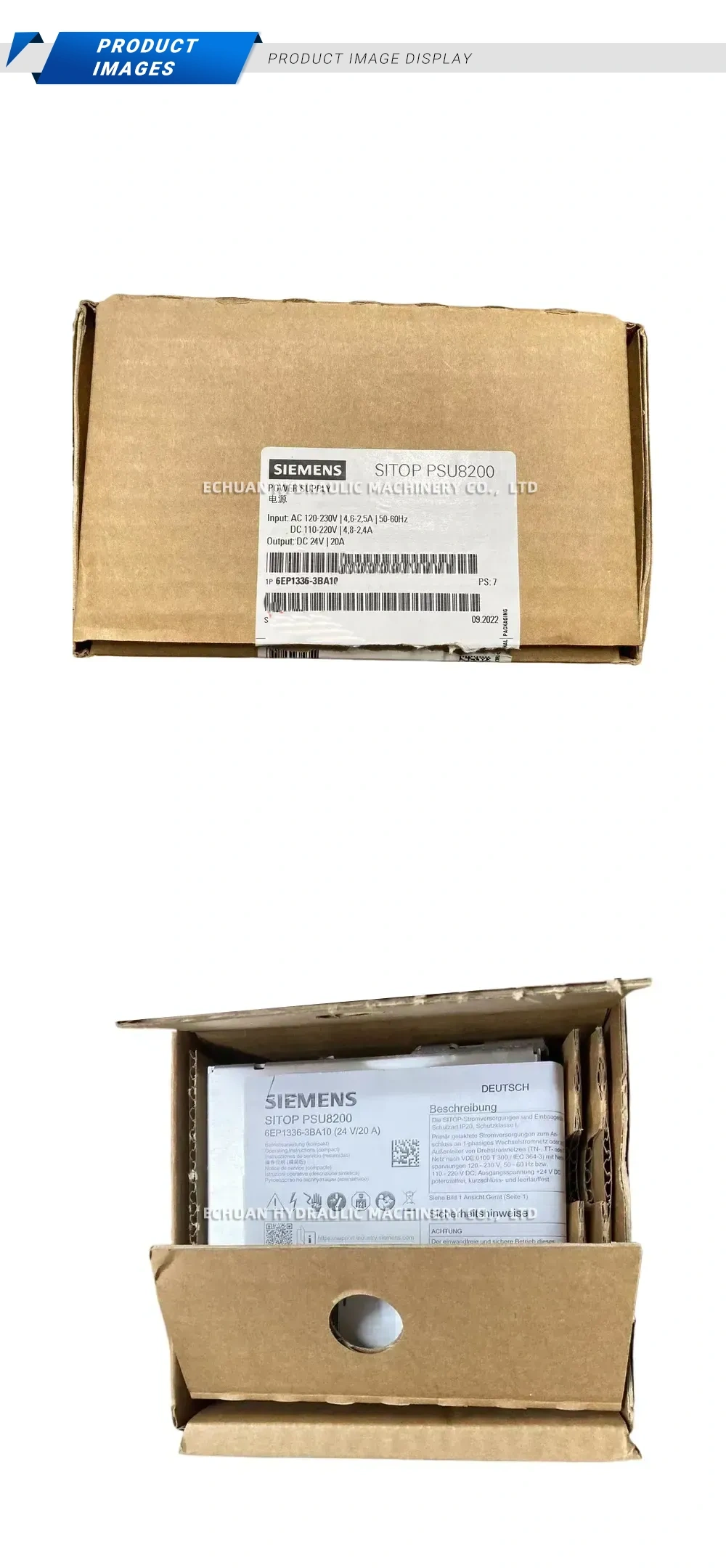 Siemens 6EP1336-3BA10 Power Supply Description