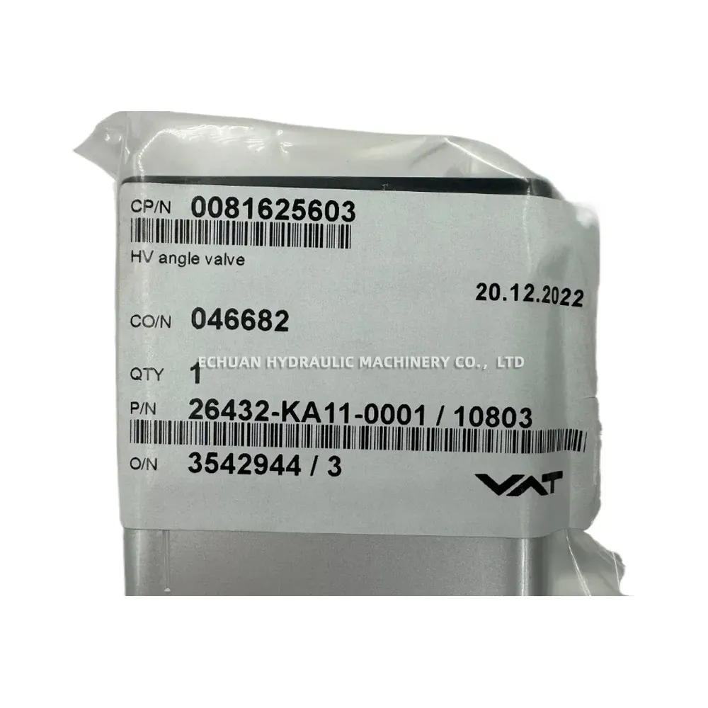 VAT 26432-KA11-0001 / 10803 HV Angle Valve (High Vacuum Angle Valve)