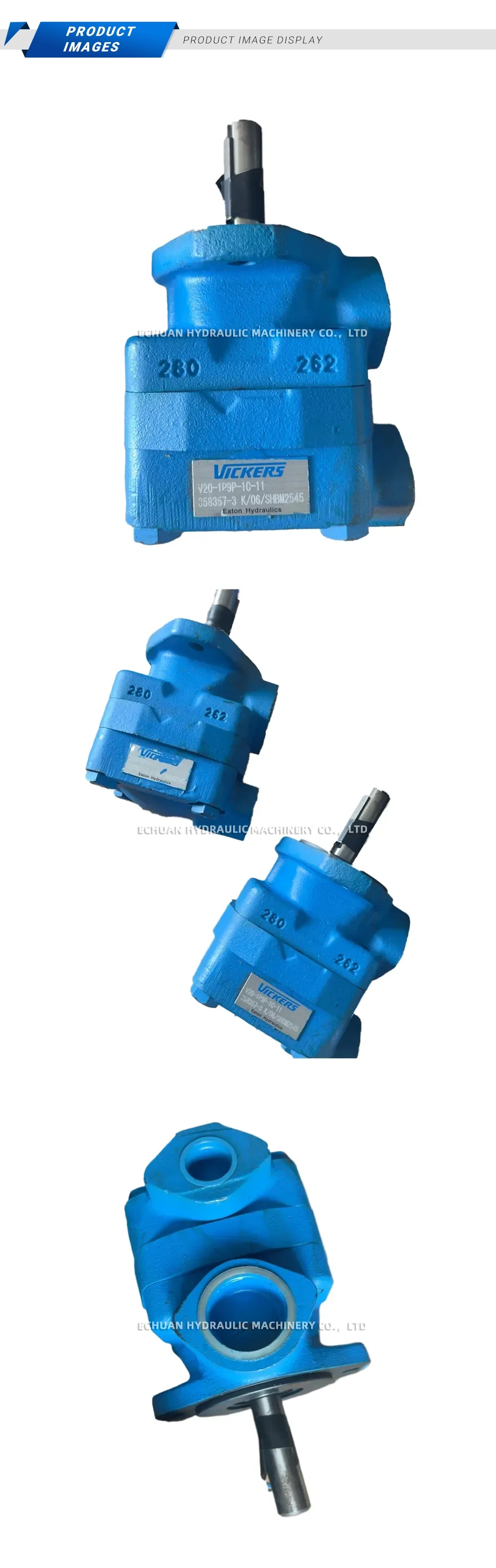Vickers V20-1P9P-1C-11 Hydraulic Vane Pump Description