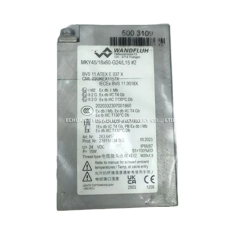 WANDFLUH MKY45/18x60-G24/L15 #2 Explosion-proof Solenoid Coil