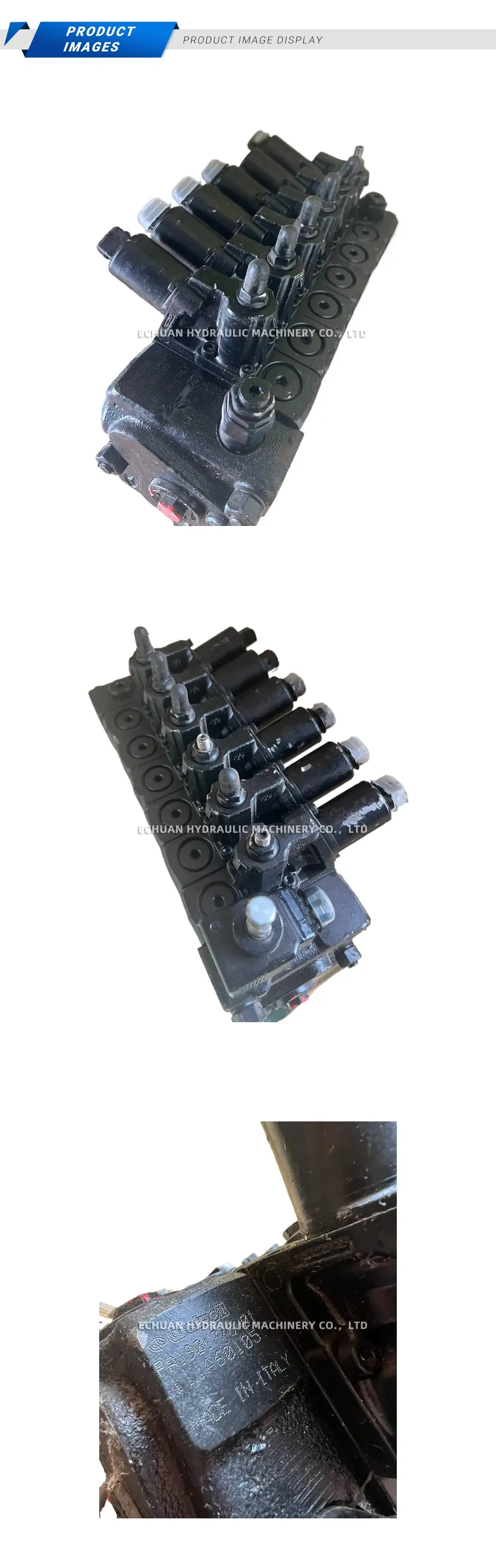 Walvoil PAI S81778/01 Hydraulic Solenoid Directional Control Valve Bank (Sectional Valve Assembly) Description