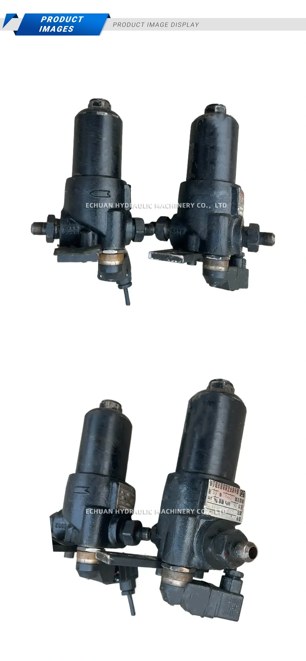 Yuqing PLF-C110×10P Dual Hydraulic Pipeline Filter Description