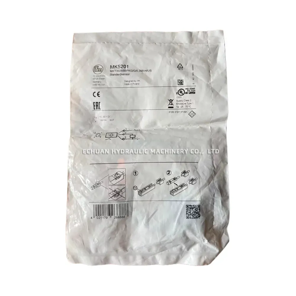 ifm MK5201 / MKT3028BBPKG/G/0.3M/H/US Magnetic-inductive Cylinder Sensor (Standard Sensor)