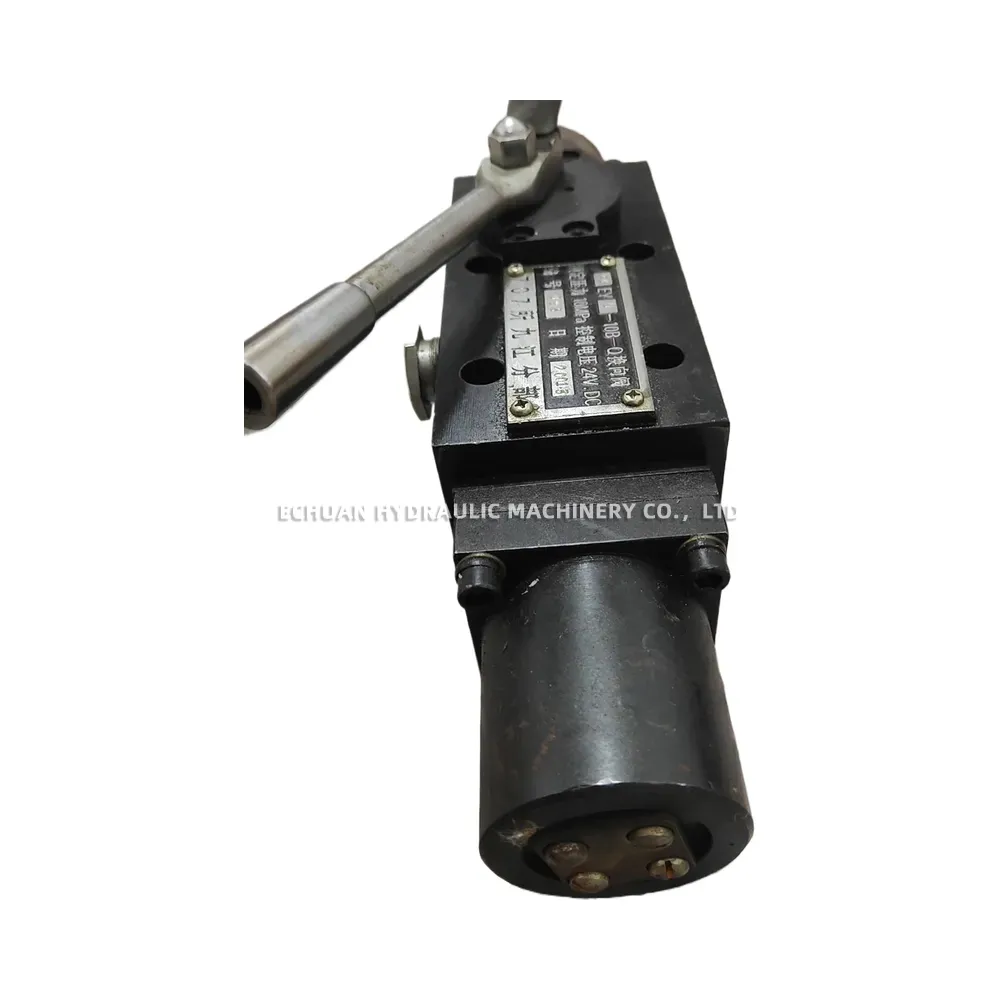 707 Research Institute Jiujiang Branch 34EY0-10B-Q Hydraulic Solenoid Directional Control Valve