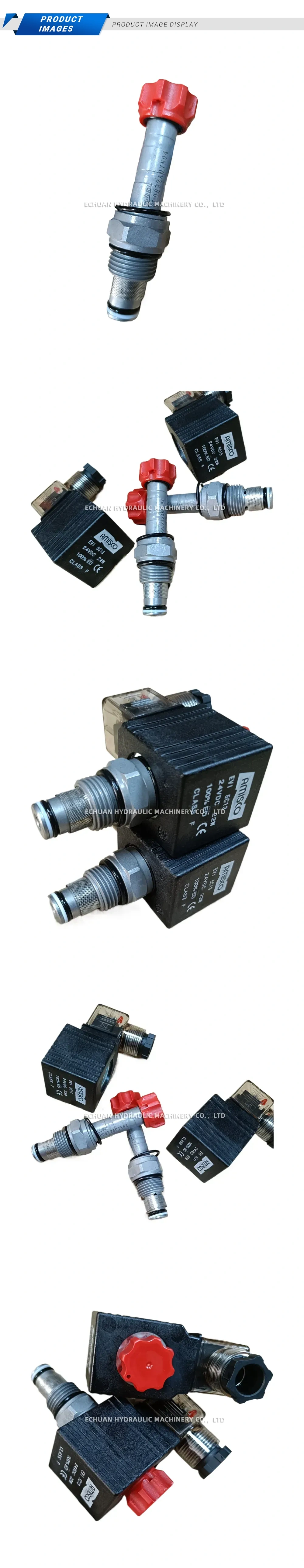 AMISCO EP08W2A07N04 Hydraulic Solenoid Cartridge Valve Description