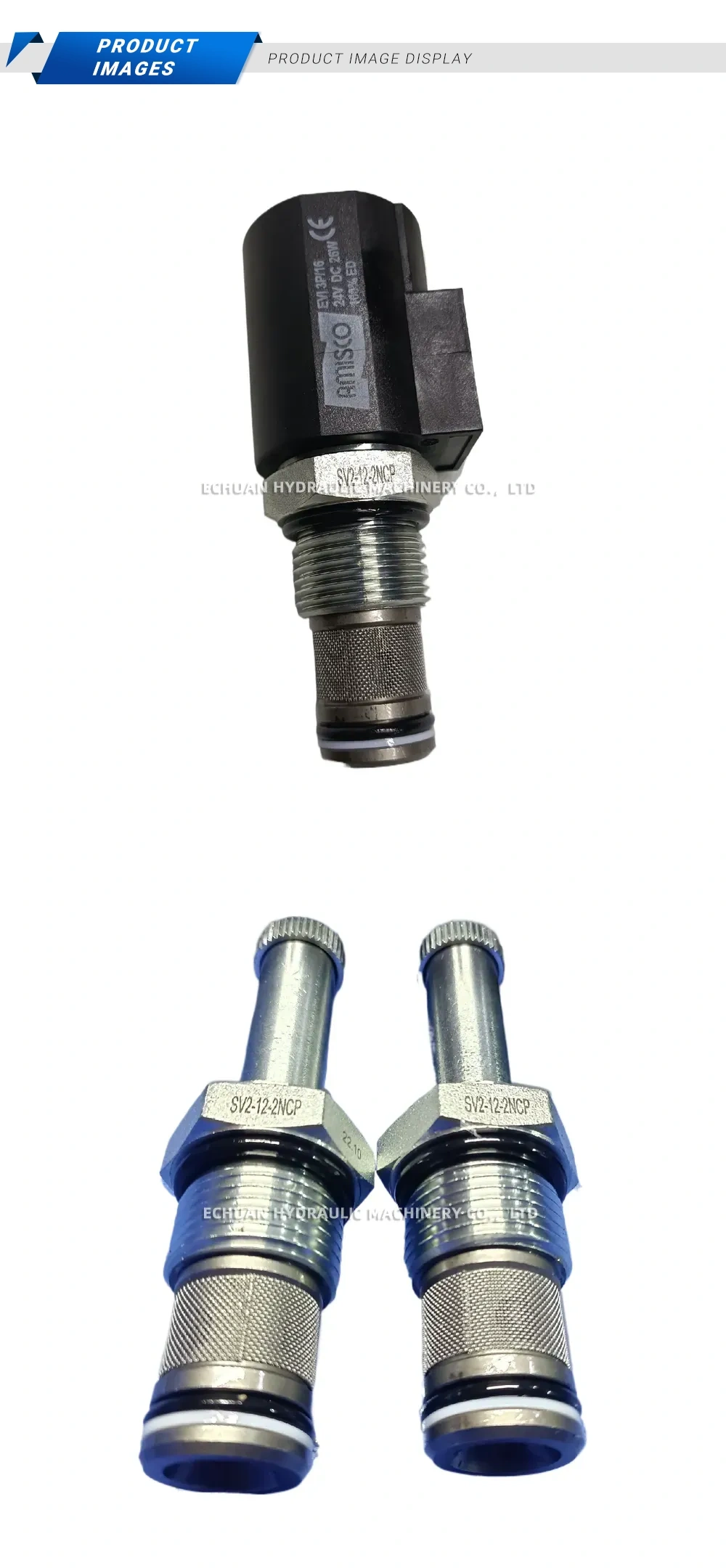 AMISCO SV2-12-2NCP Hydraulic Solenoid Cartridge Valve Description