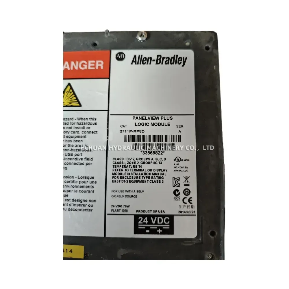 Allen-Bradley 2711P-RP8D Human Machine Interface (HMI) Terminal with Logic Module