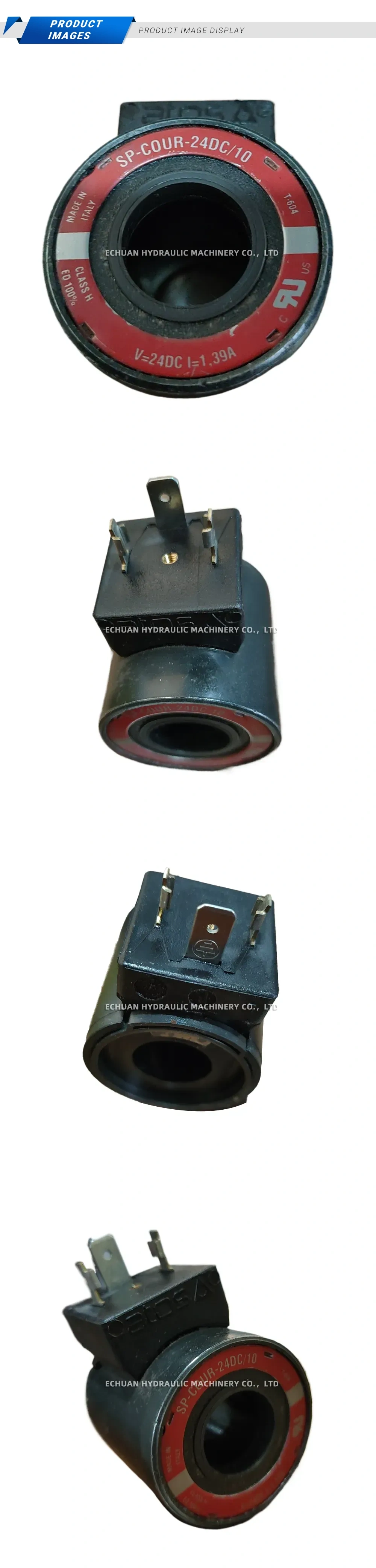 Atos SP-COUR-24DC/10 Hydraulic Solenoid Coil Description