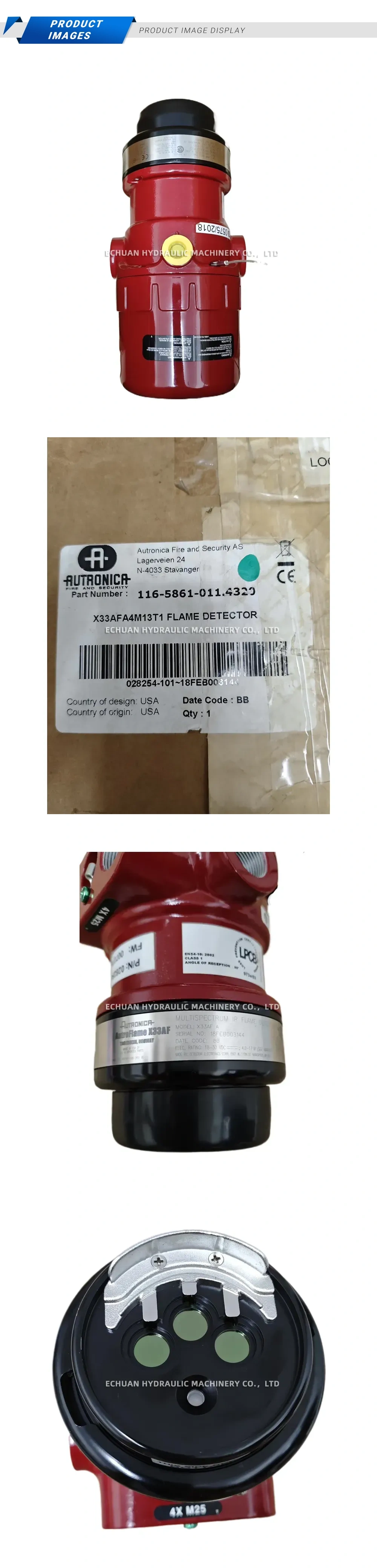 Autronica X33AF A (X33AFA4M13T1) Multispectrum IR Flame Detector Description