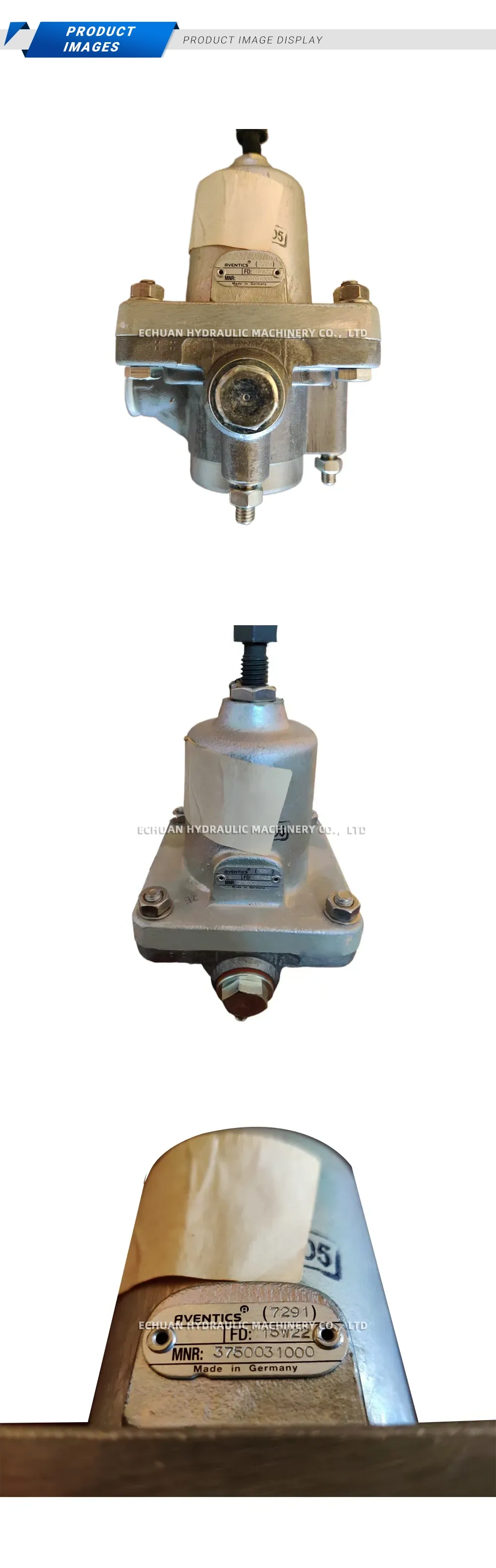 Aventics 3750031000 Pressure Reducing Valve (Pressure Regulator) Description