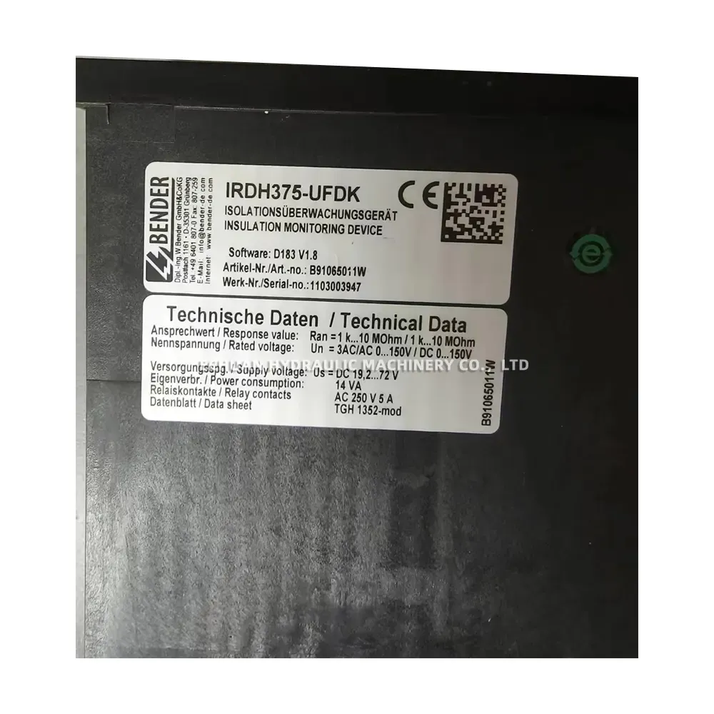 Bender IRDH375-UFDK Insulation Monitoring Device