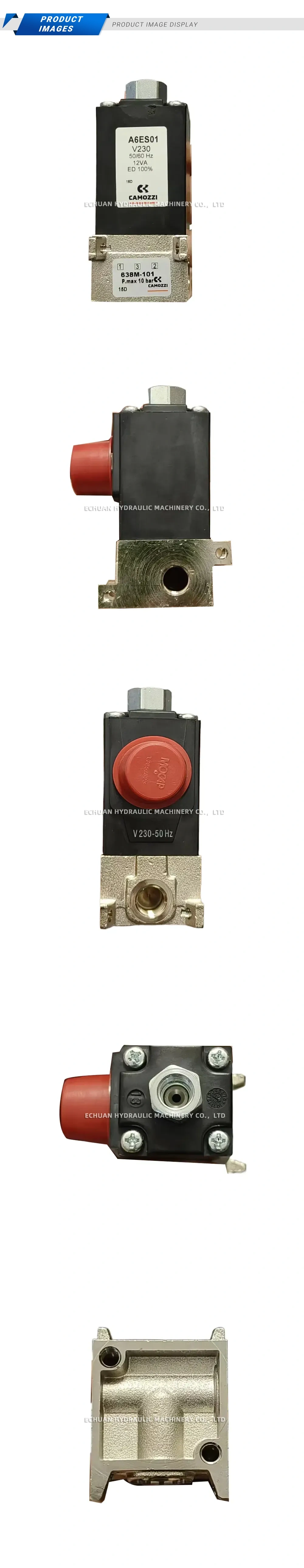 CAMOZZI 638M-101 / A6ES01 Pneumatic Solenoid Valve Description