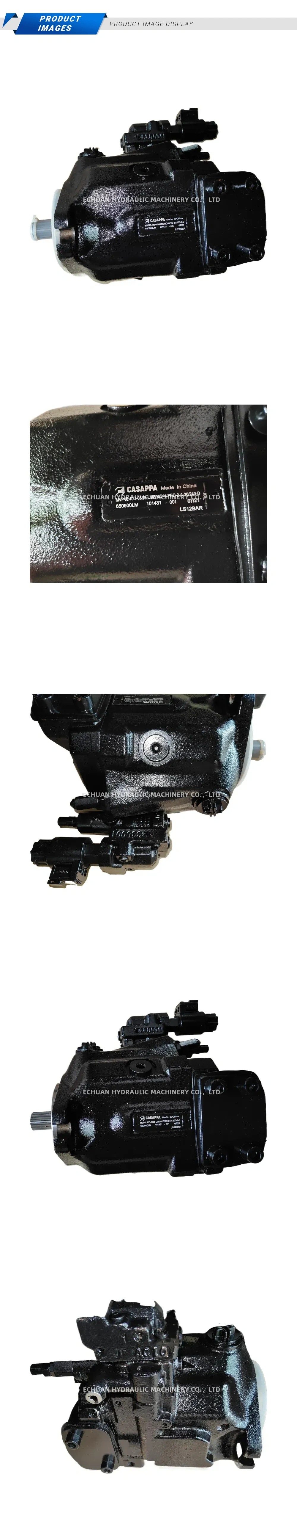 Casappa MVP48.40D-05S5-LME/MC-V-PEC-2-A-20/240-D Hydraulic Pump Description