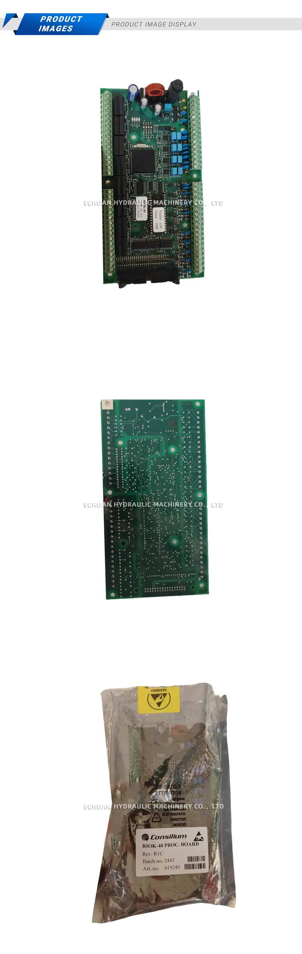 Consilium RIOK-40 I/O Processor Board for Marine Gas Sampling Detection System Description