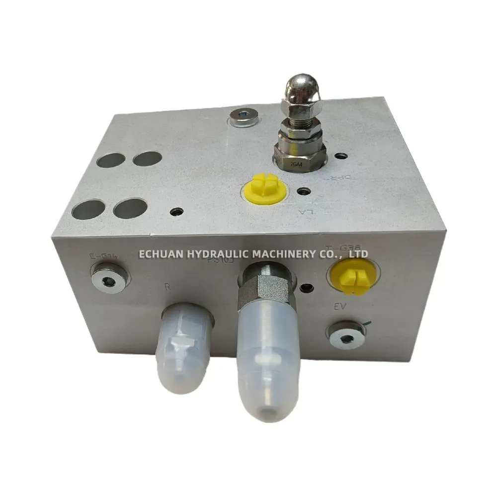 Corres KLS.202407-5T Hydraulic Control Valve Manifold Block (Winch Motor Valve Assembly)