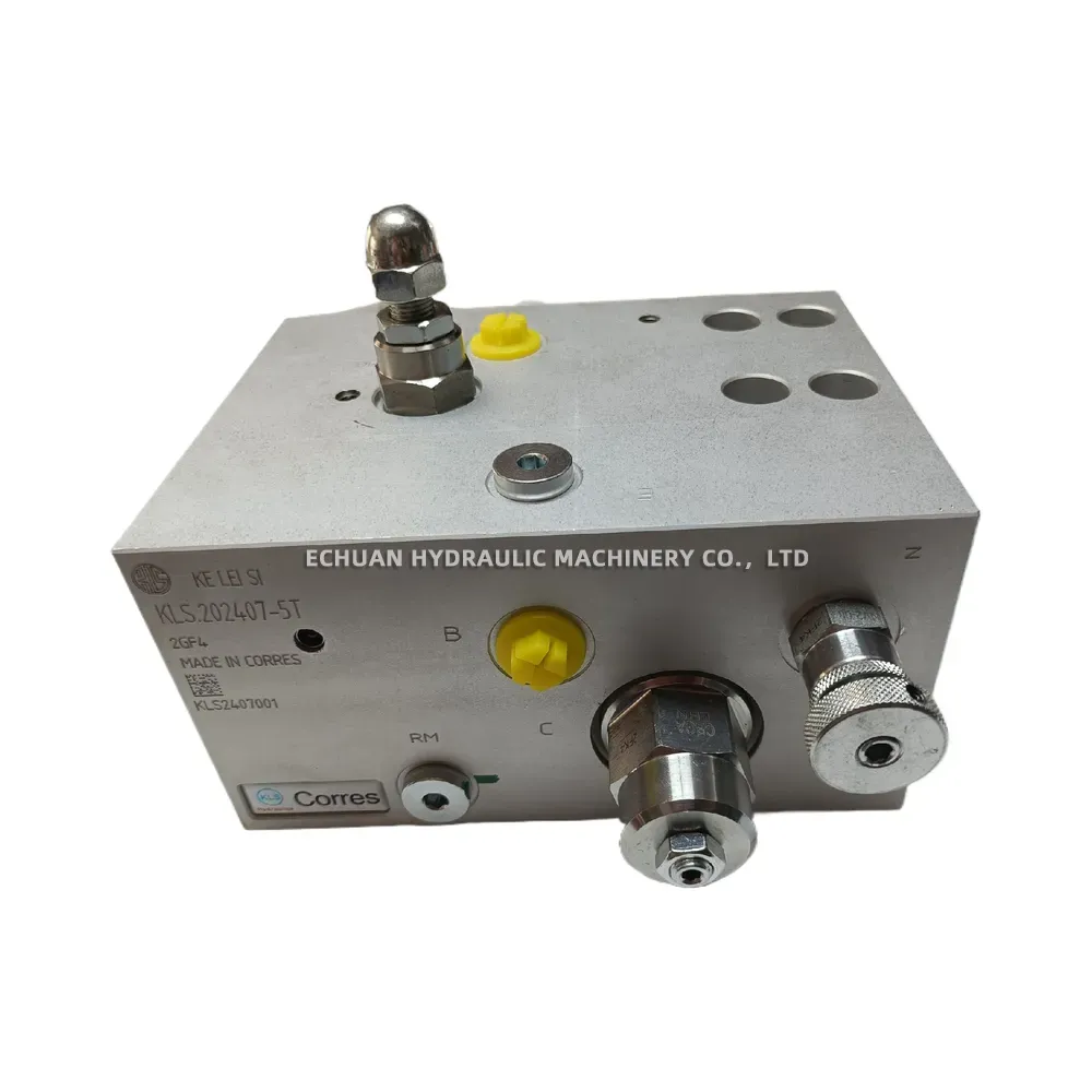Corres KLS.202407-5T Hydraulic Control Valve Manifold Block (Winch Motor Valve Assembly)