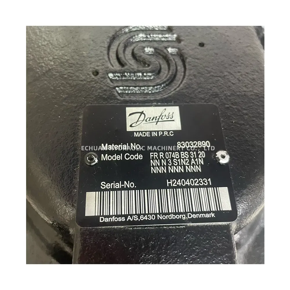 Danfoss FR R 074B BS 31 20 NN N 3 S1N2 A1N NNN NNN NNN Axial Piston Hydraulic Pump