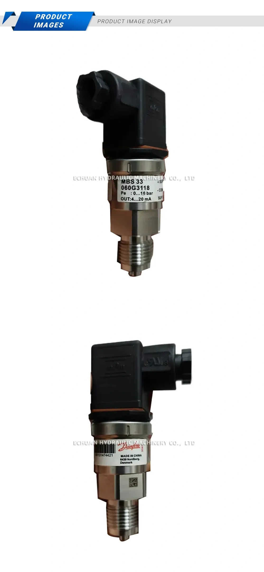 Danfoss MBS 33 060G3118 Pressure Transmitter Description