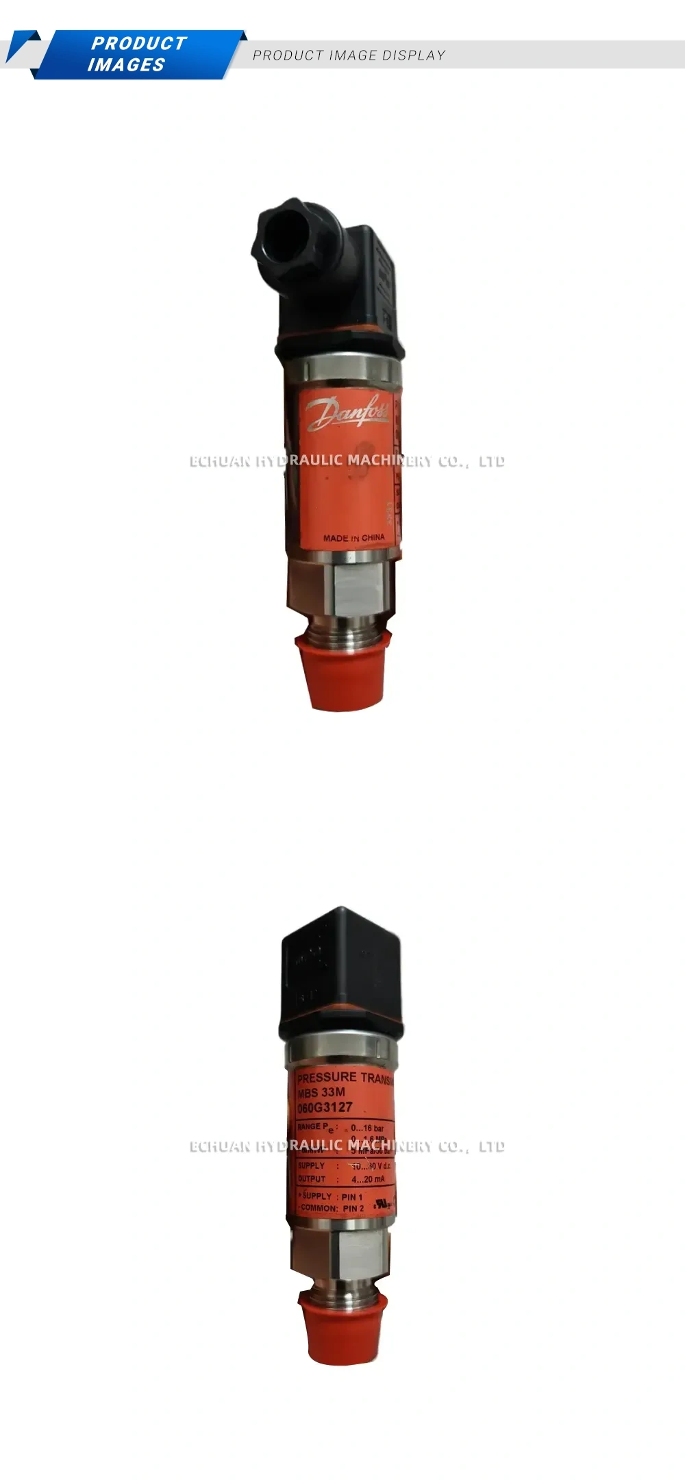 Danfoss MBS 33M / 060G3127 Pressure Transmitter Description