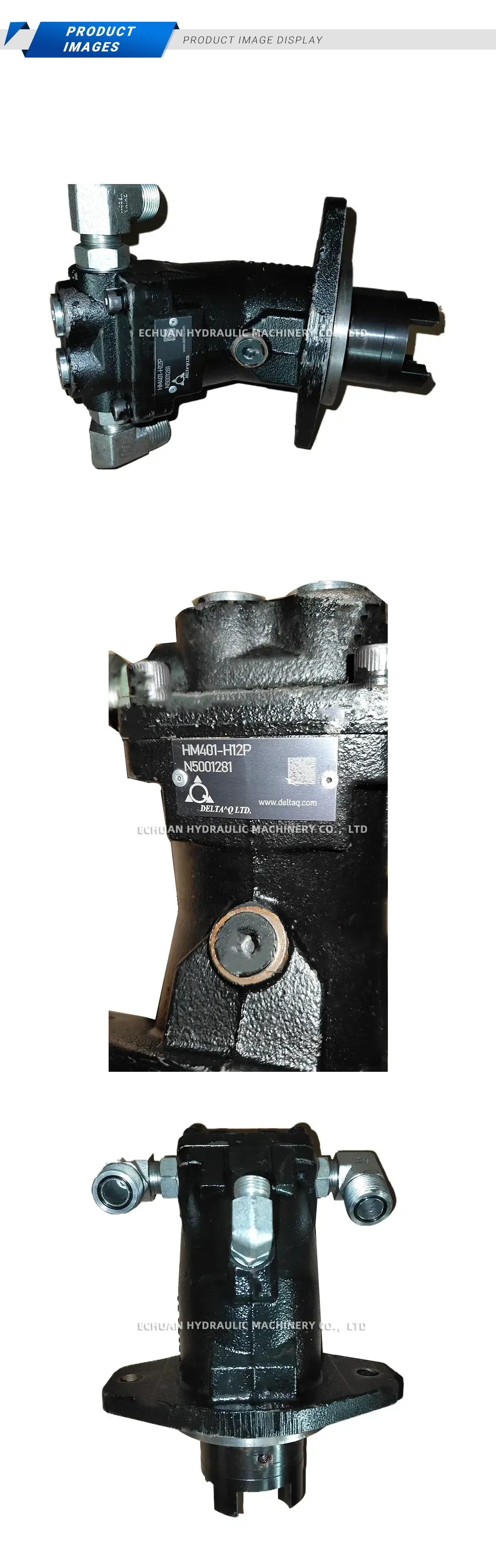 Delta-Q HM401-H12P Hydraulic Motor Description