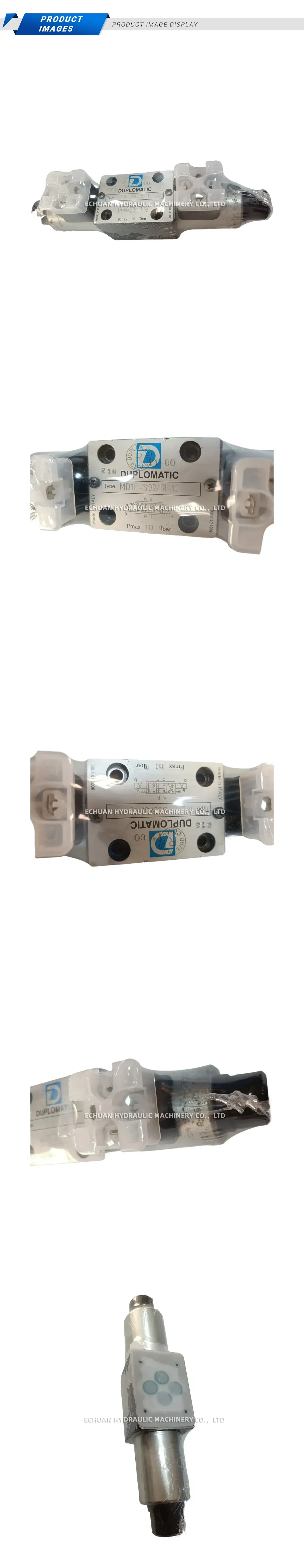 Duplomatic MD1E-S92/51-12 Proportional Directional Control Valve Description