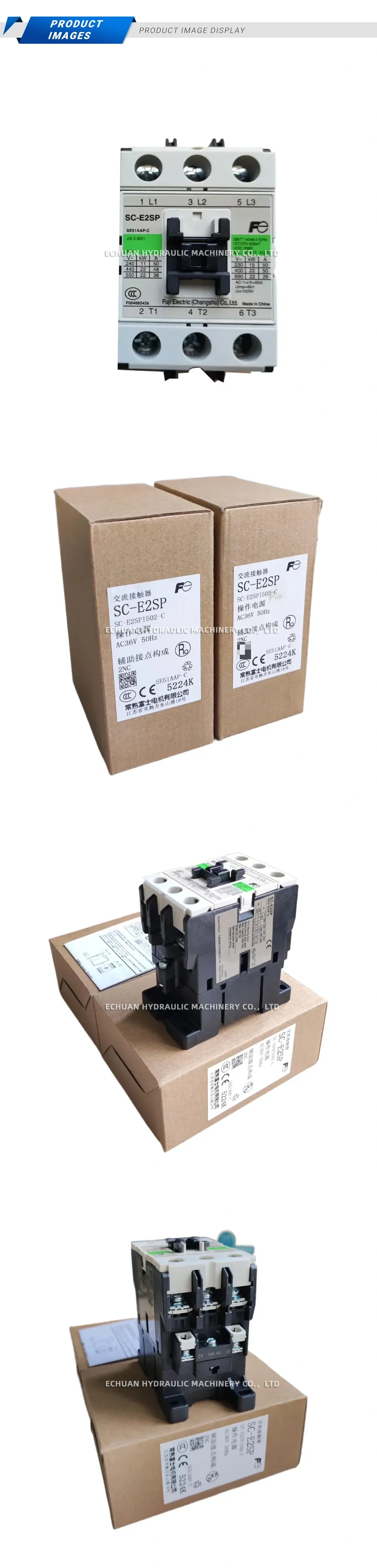 Fuji Electric SC-E2SP1502-C AC Contactor (Magnetic Contactor) Description