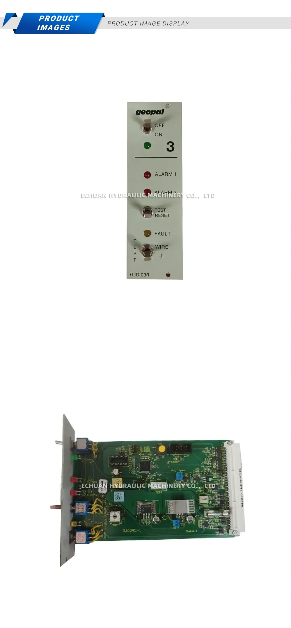Geopal GJD-03R / GJ0295-1 Alarm Module Control Card Description