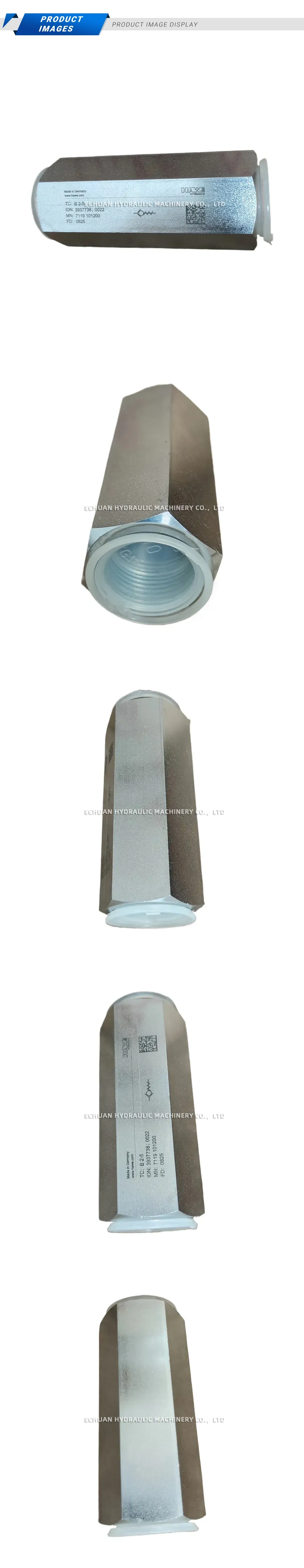 HAWE B 2-5 Hydraulic Check Valve Description