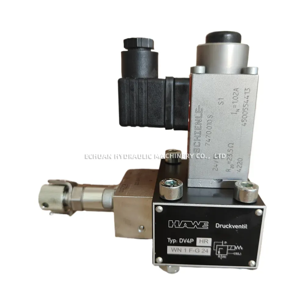 HAWE DV4P HR WN 1 F-G 24 Hydraulic Pressure Valve (Solenoid-operated Druckventil)