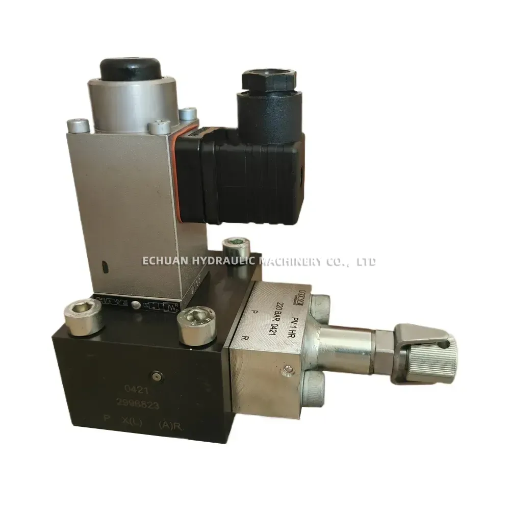 HAWE DV4P HR WN 1 F-G 24 Hydraulic Pressure Valve (Solenoid-operated Druckventil)