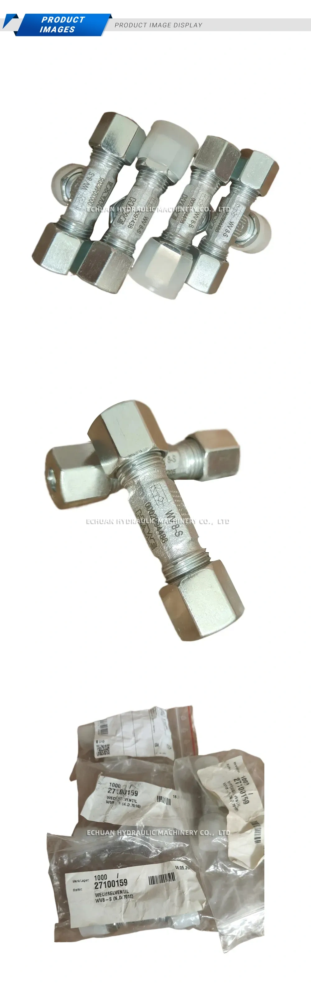 HAWE WV 8-S Hydraulic Shuttle Valve (Change-over Valve) Description