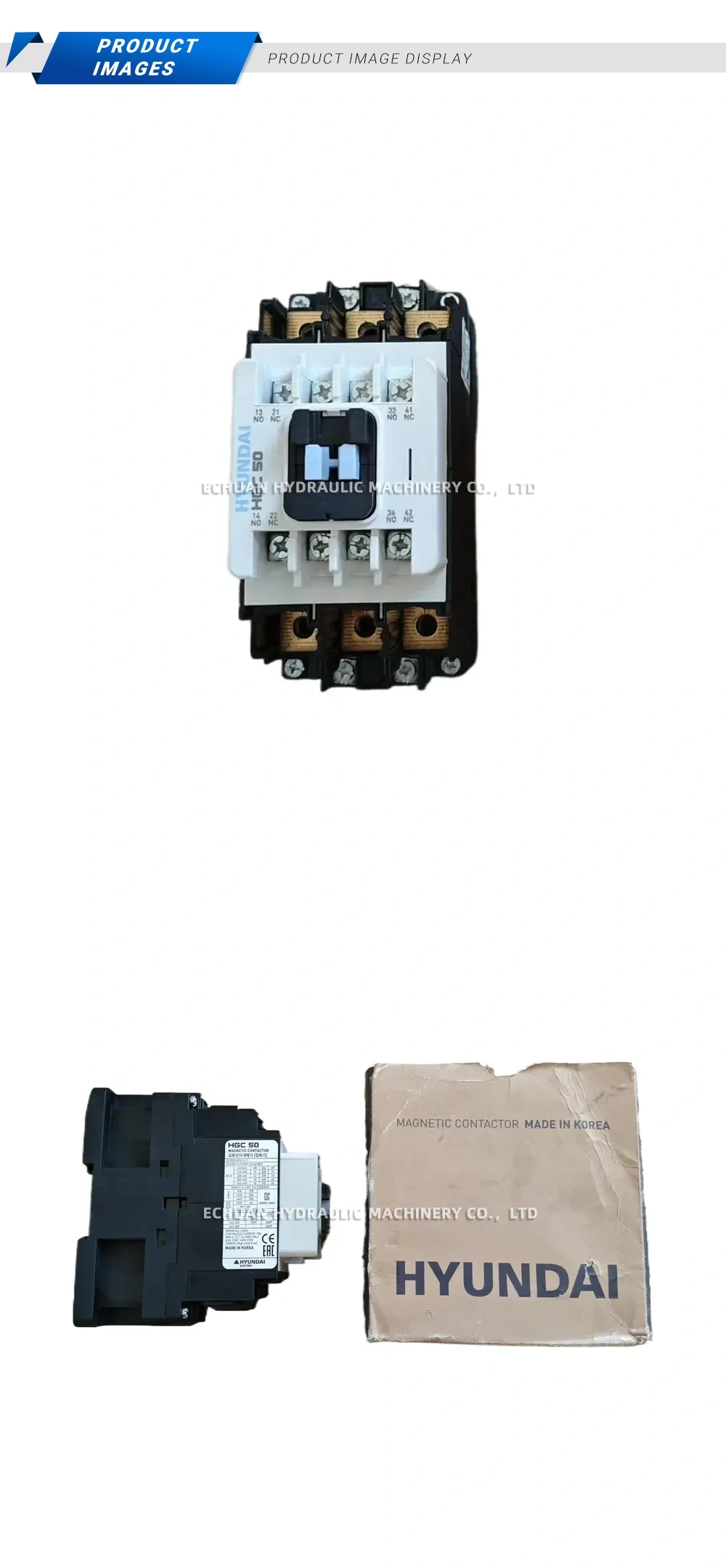 HYUNDAI HGC50 22NS,X220 Magnetic Contactor Description