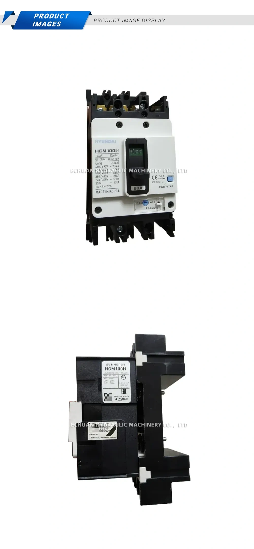 HYUNDAI HGM100H Molded Case Circuit Breaker (MCCB) Description