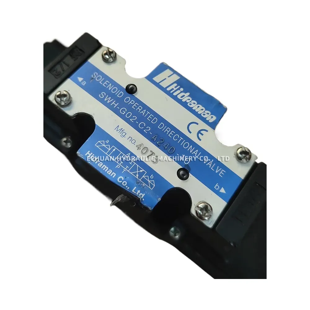 Hidraman SWH-G02-C2-A240-10 Solenoid Operated Directional Valve