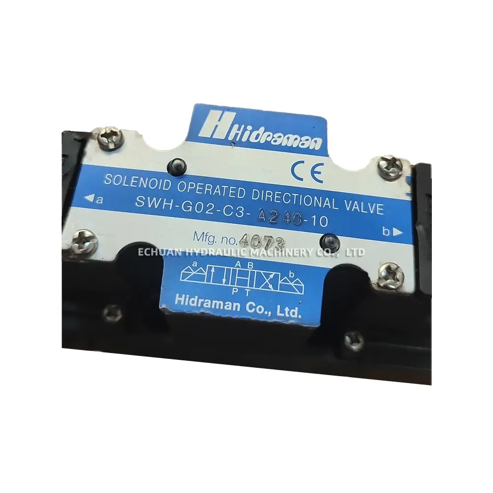 Hidraman SWH-G02-C3-A240-10 Solenoid Operated Directional Valve