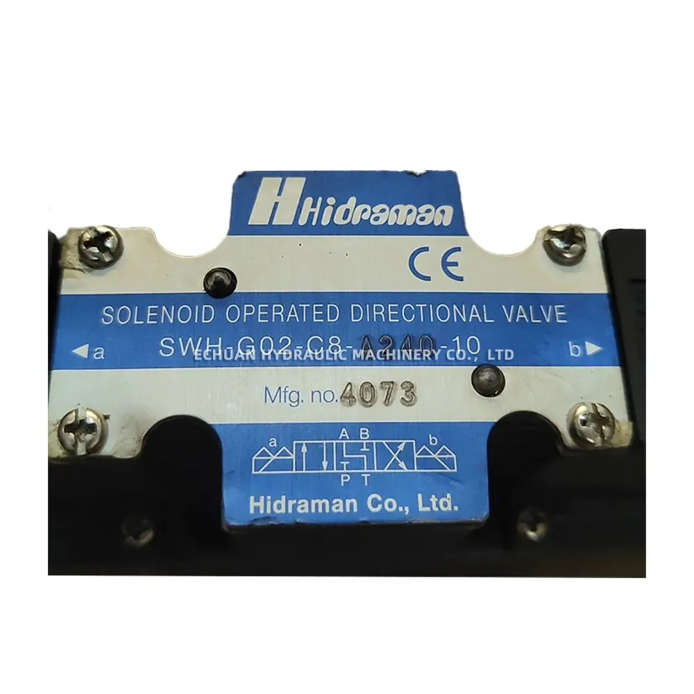 Hidraman SWH-G02-C8-A240-10 Solenoid Operated Directional Valve
