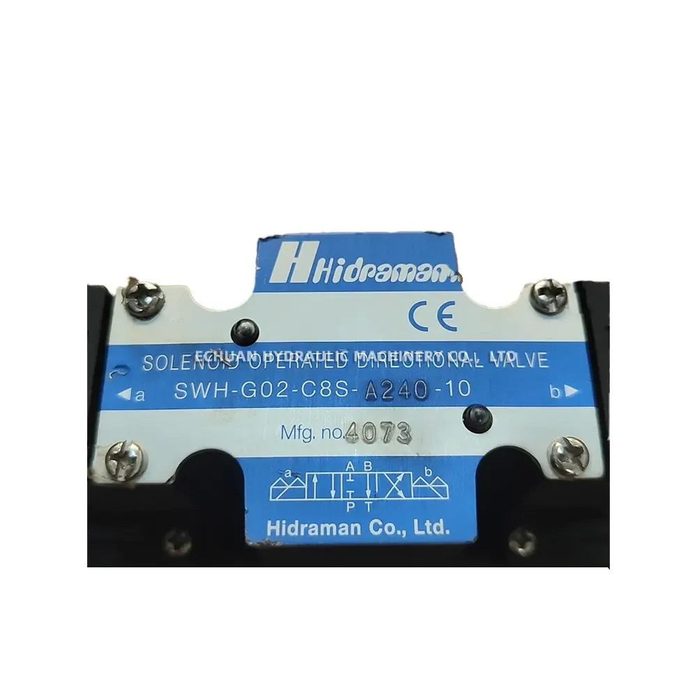 Hidraman SWH-G02-C8S-A240-10 Solenoid Operated Directional Valve