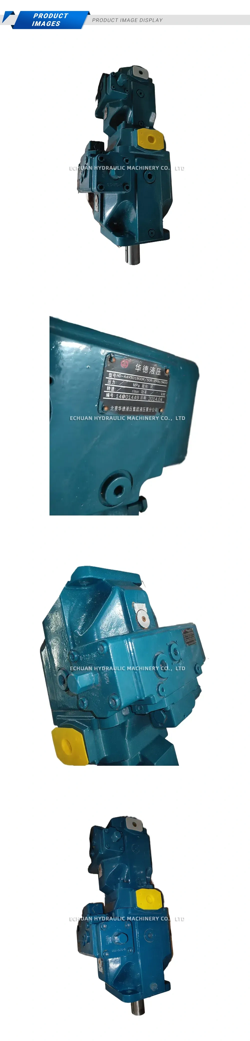 Huade HD-A4VSO180DR/30R-PPB13N00 / HD-VSO40DR Hydraulic Axial Piston Variable Pump Description