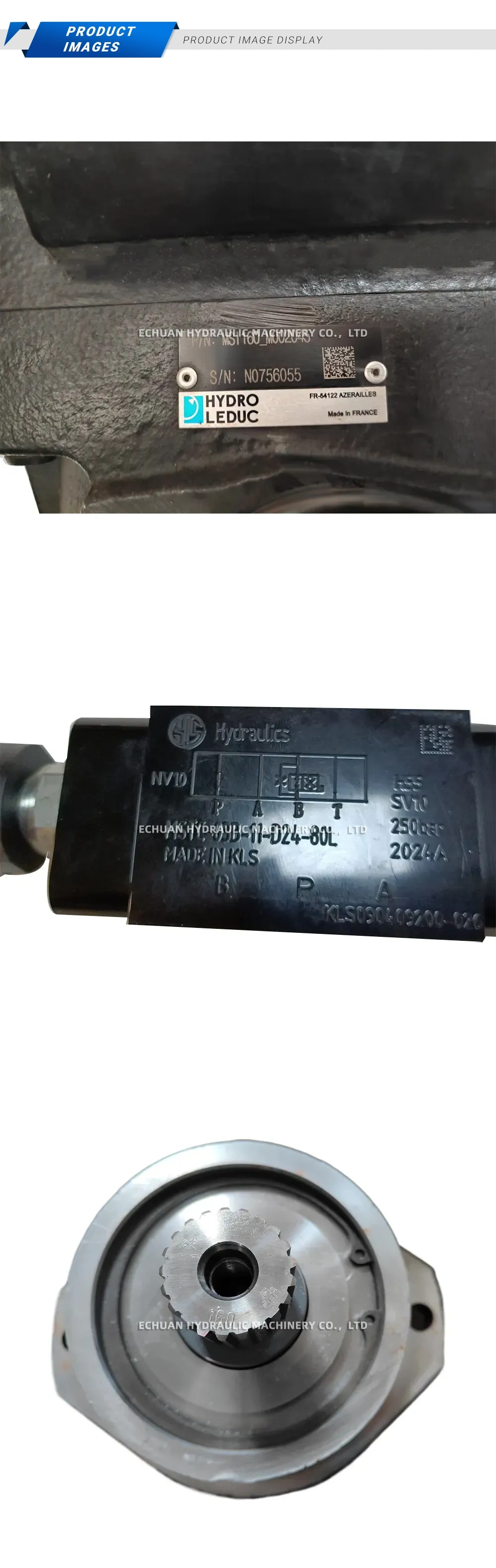 Hydro Leduc MSI160_M002045 Bent Axis Hydraulic Motor Description