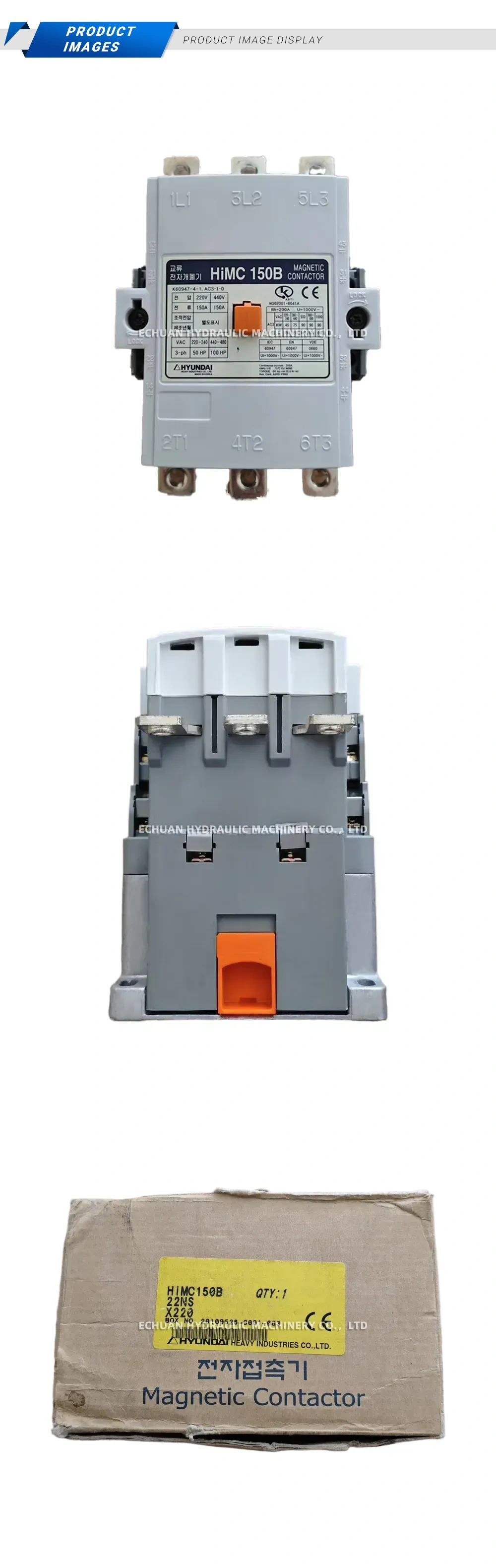 Hyundai HiMC 150B Magnetic Contactor Description