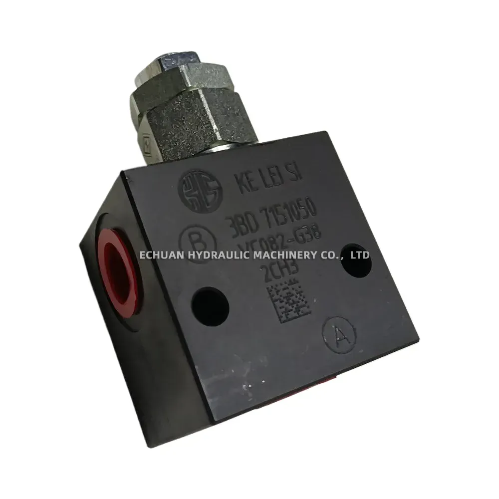 KE LEI SI RV2-08 / VC082-G38 Hydraulic Pressure Relief Valve with Manifold Block