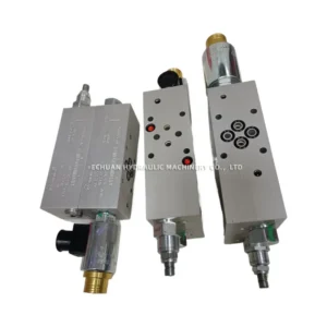 KLS Hydraulics M02-4 / AG 12 Z2V 008 Hydraulic Manifold Block, Flushing Plate and Cover Plate (Stacked Valve Assembly)