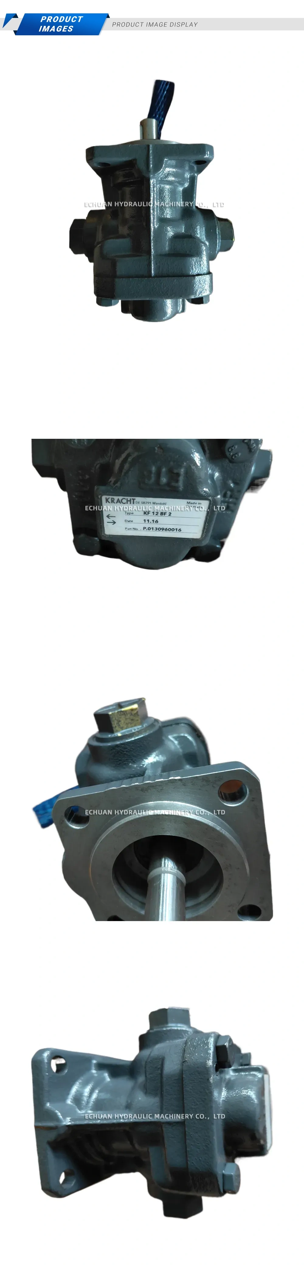 KRACHT KF 12 BF 2 Low Pressure Gear Pump Description
