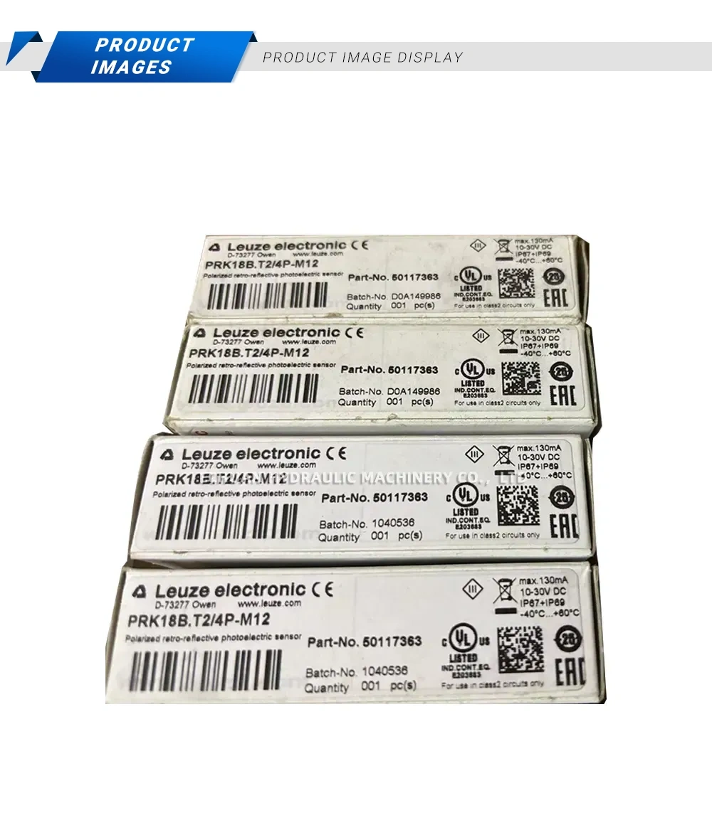 Leuze electronic PRK18B.T2/4P-M12 Polarized Retro-Reflective Photoelectric Sensor Description