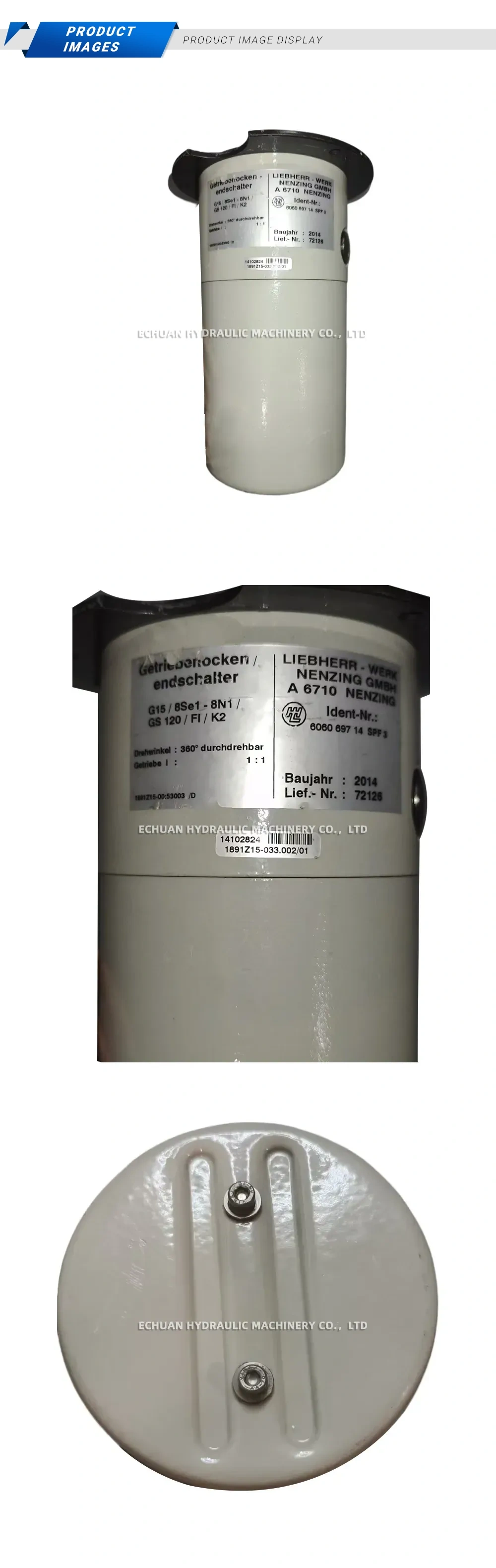 Liebherr G15/8Se1-8N1/GS120/FI/K2 Geared Cam Limit Switch (Rotary Limit Switch) Description