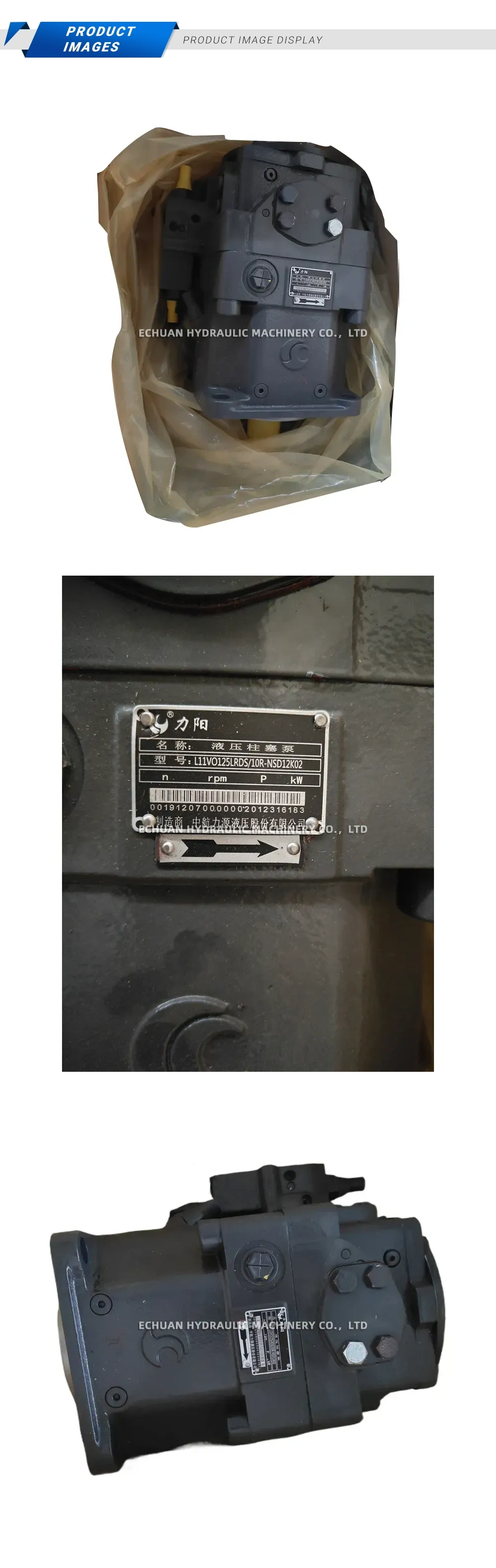 Liyang (AVIC Liyuan) L11VO125LRDS/10R-NSD12K02 Hydraulic Axial Piston Pump Description