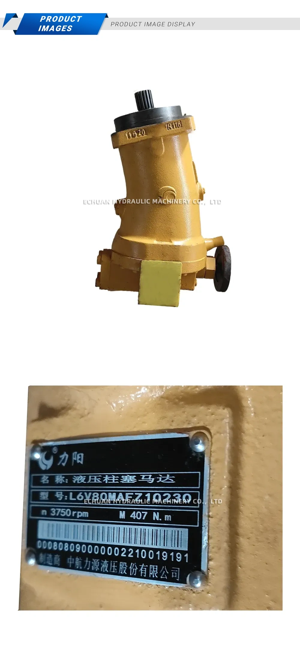 Liyang L6V80MAFZ10230 Hydraulic Axial Piston Motor Description